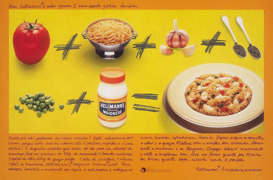 With Hellmann´s the taste really comes through. And a delicious meal is served up.