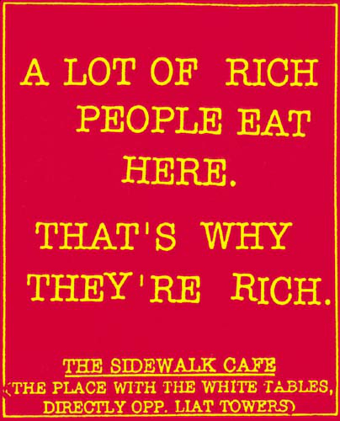 The Sidewalk Cafe