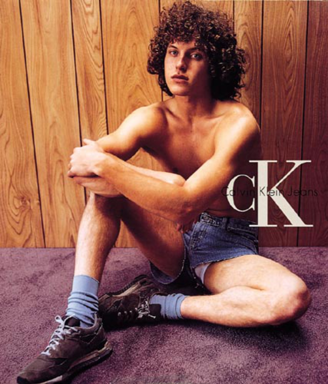 Several ads from the latest Calvin Klein jeans campaign: Due to its "kiddie porn" appeal it created quite a stir in the U.S. and Britain. When a New York daily did some research and found that were minors among the models, the FBI started to do some investigating of their own. The campaign has since been pulled.