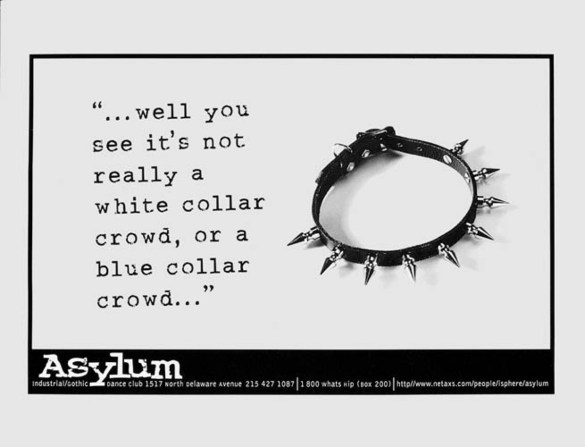 Asylum. Industrial/Gothic Dance Club.