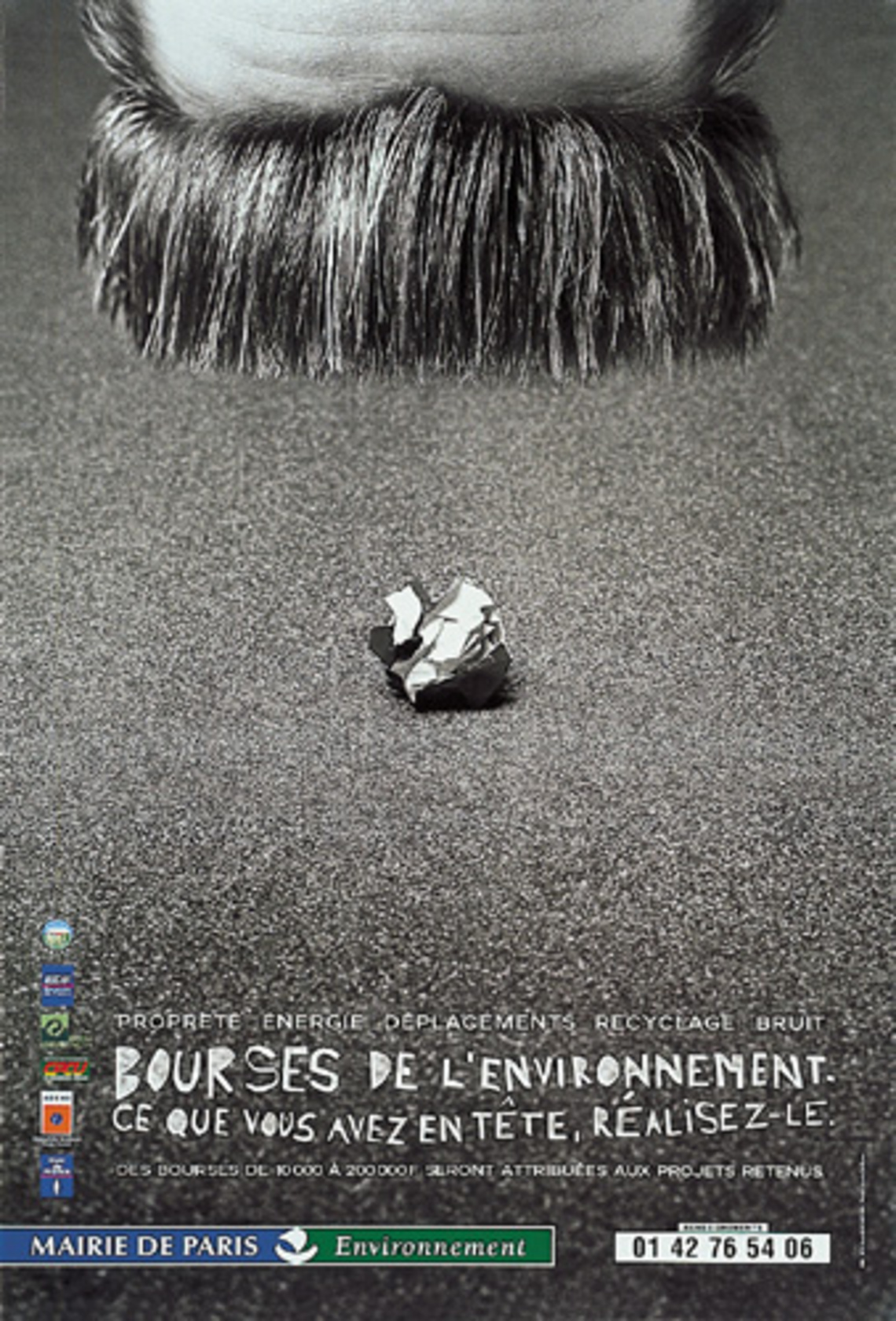 Turn what´s in your head into reality. Campaign for a competition on the subject of ecology organized by the City of Paris.