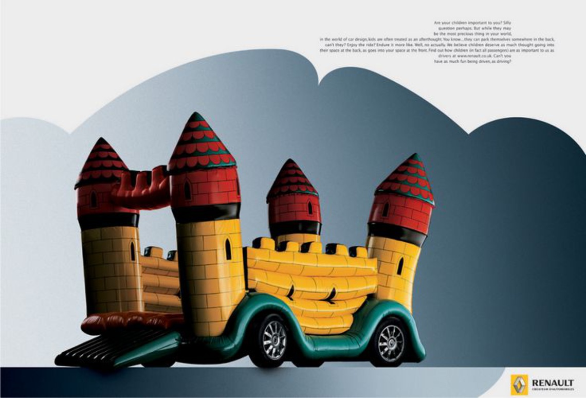 Campaign for the new range of Renault cars, which are engineered to satisfy the different desires of drivers.