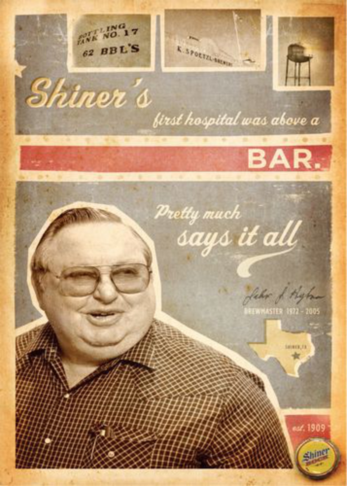 Campaign for Shiner brand bock beer.