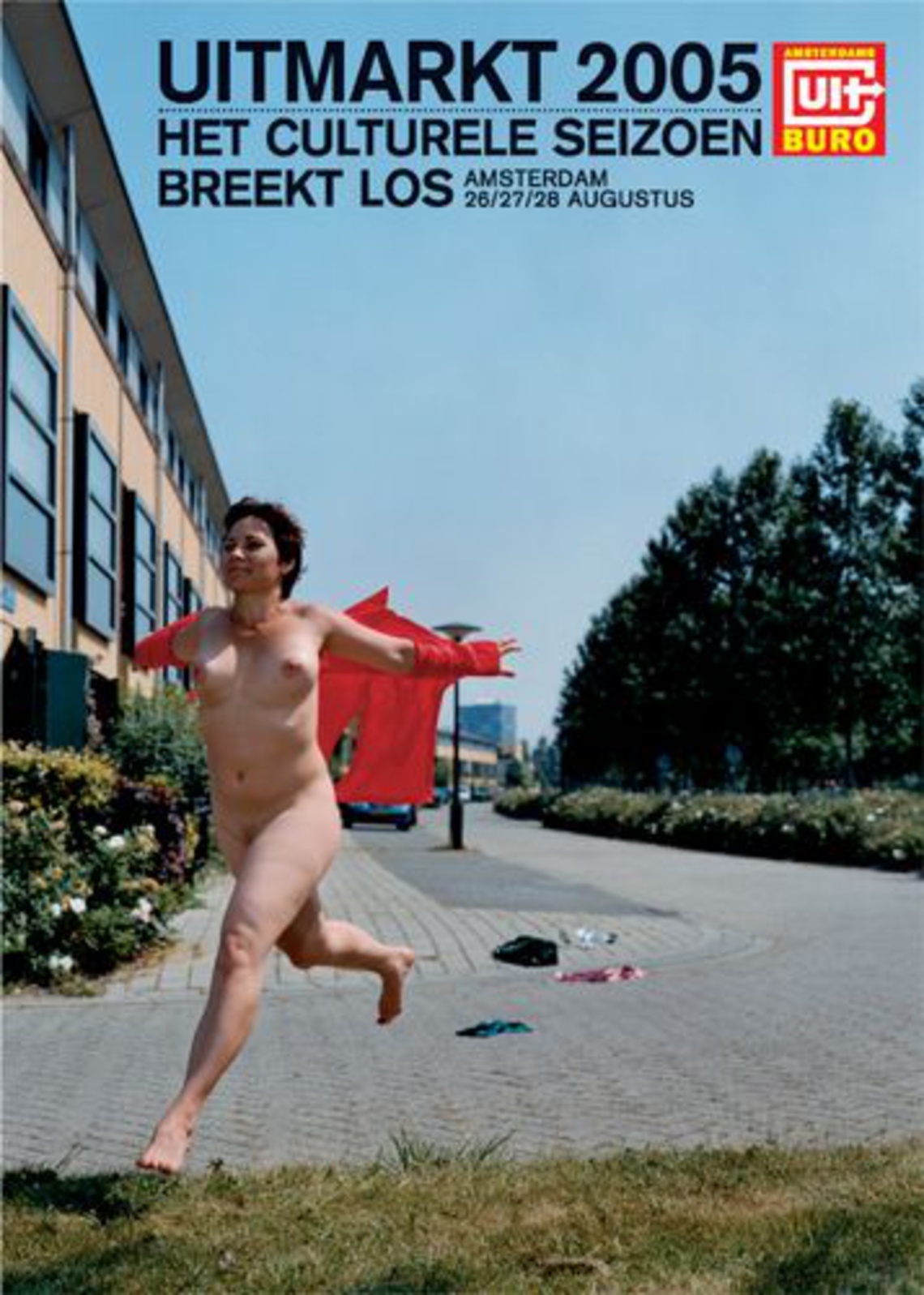 Claim: Uitmarkt 2005. The cultural season breaks loose.
Campaign for a cultural and book exhibition.