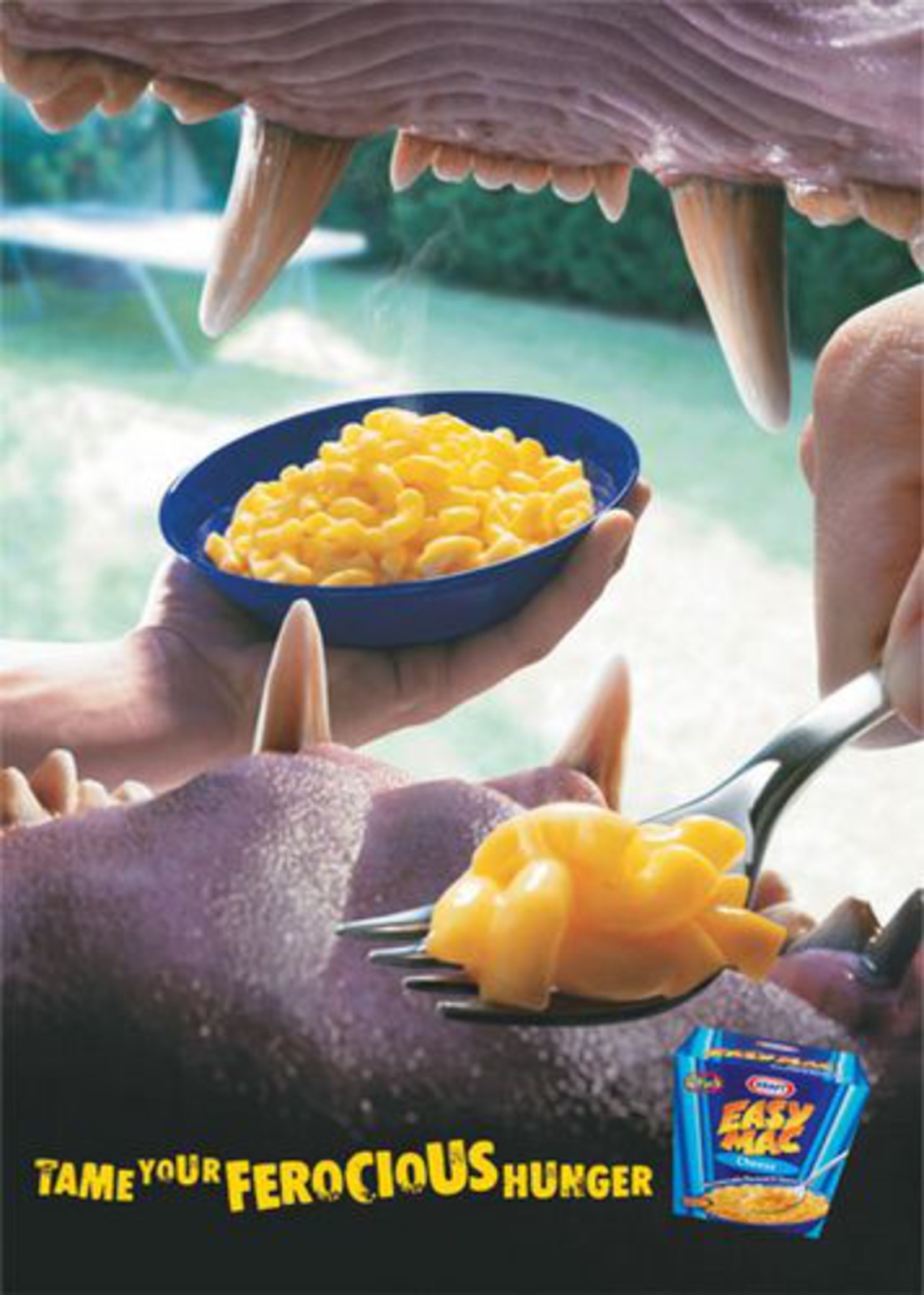 Campaign for Kraft Easy Mac instant meals for children.