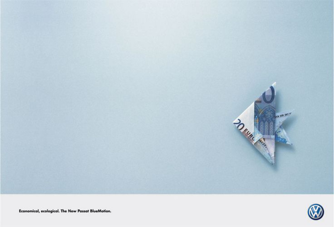 Campaign for the VW Passat BlueMotion.