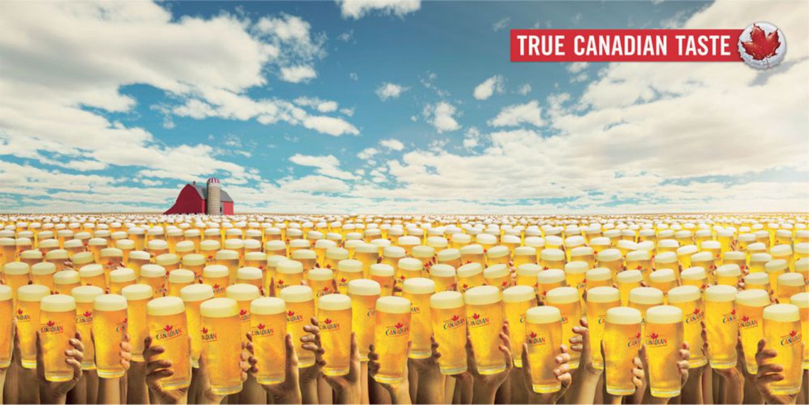 Campaign for Molson Canadian beer.