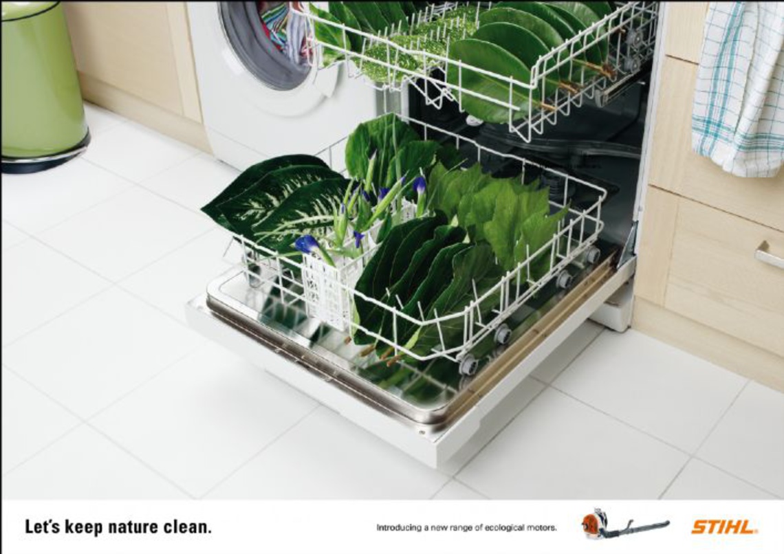 Campaign for Stihl brand electrical gardening tools.