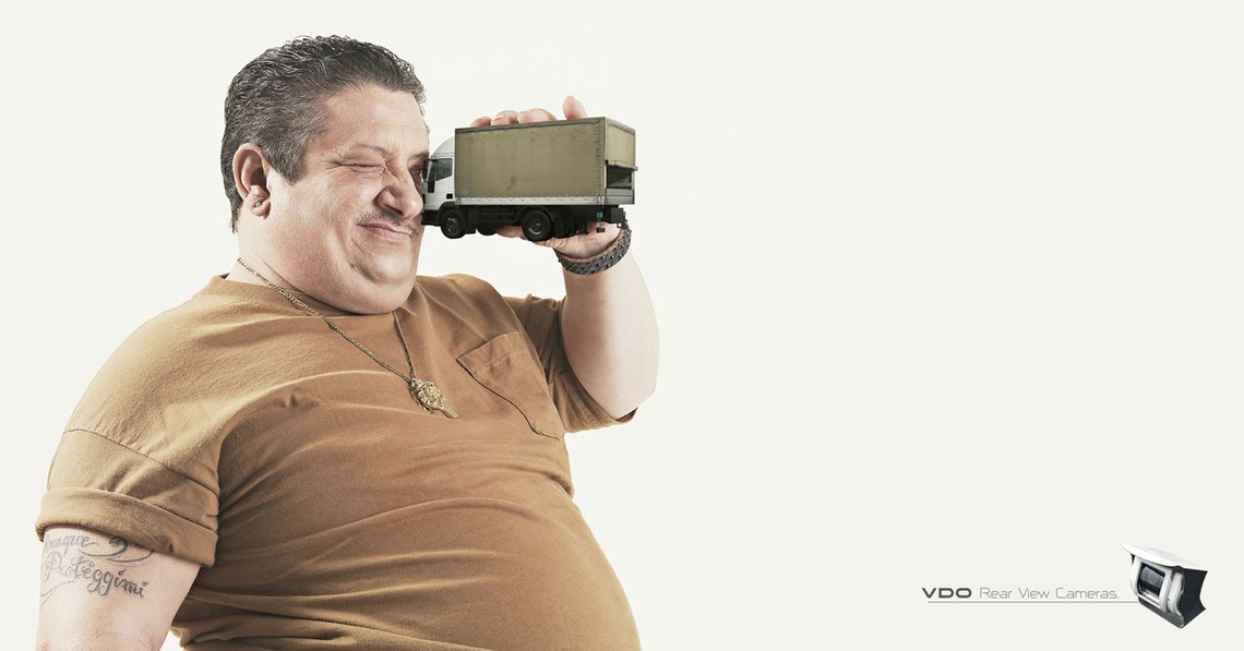 Campaign for VDO brand rear-view cameras.