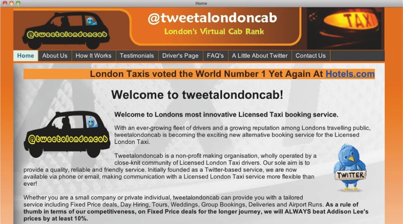 Tweetalondoncab