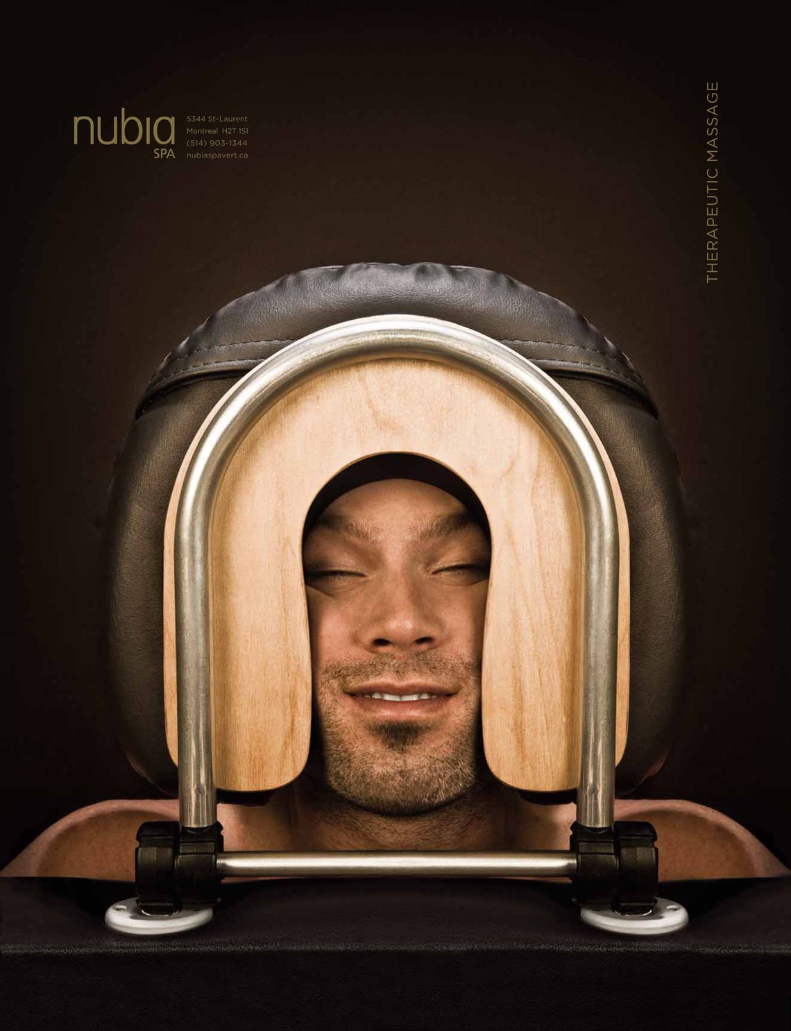 Campaign for the Nubia spa with its therapeutic massages.