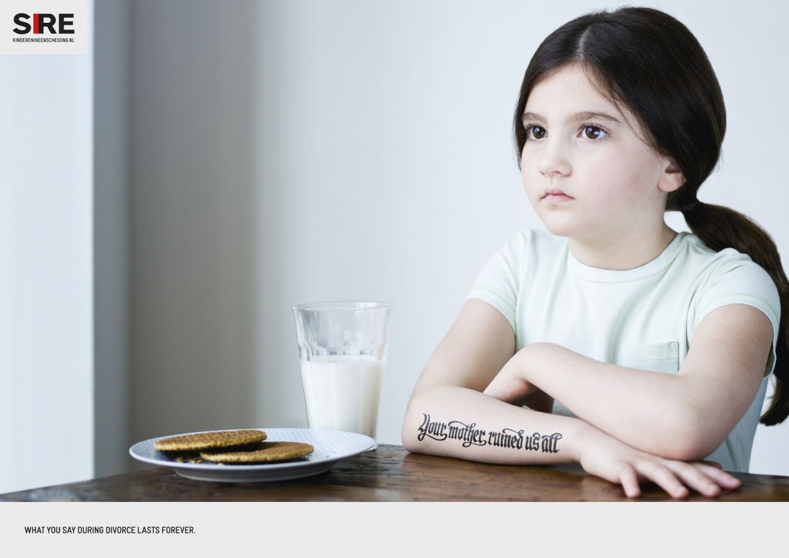 From a campaign issued by Sire, a Dutch organization seeking to raise awareness of social issues.