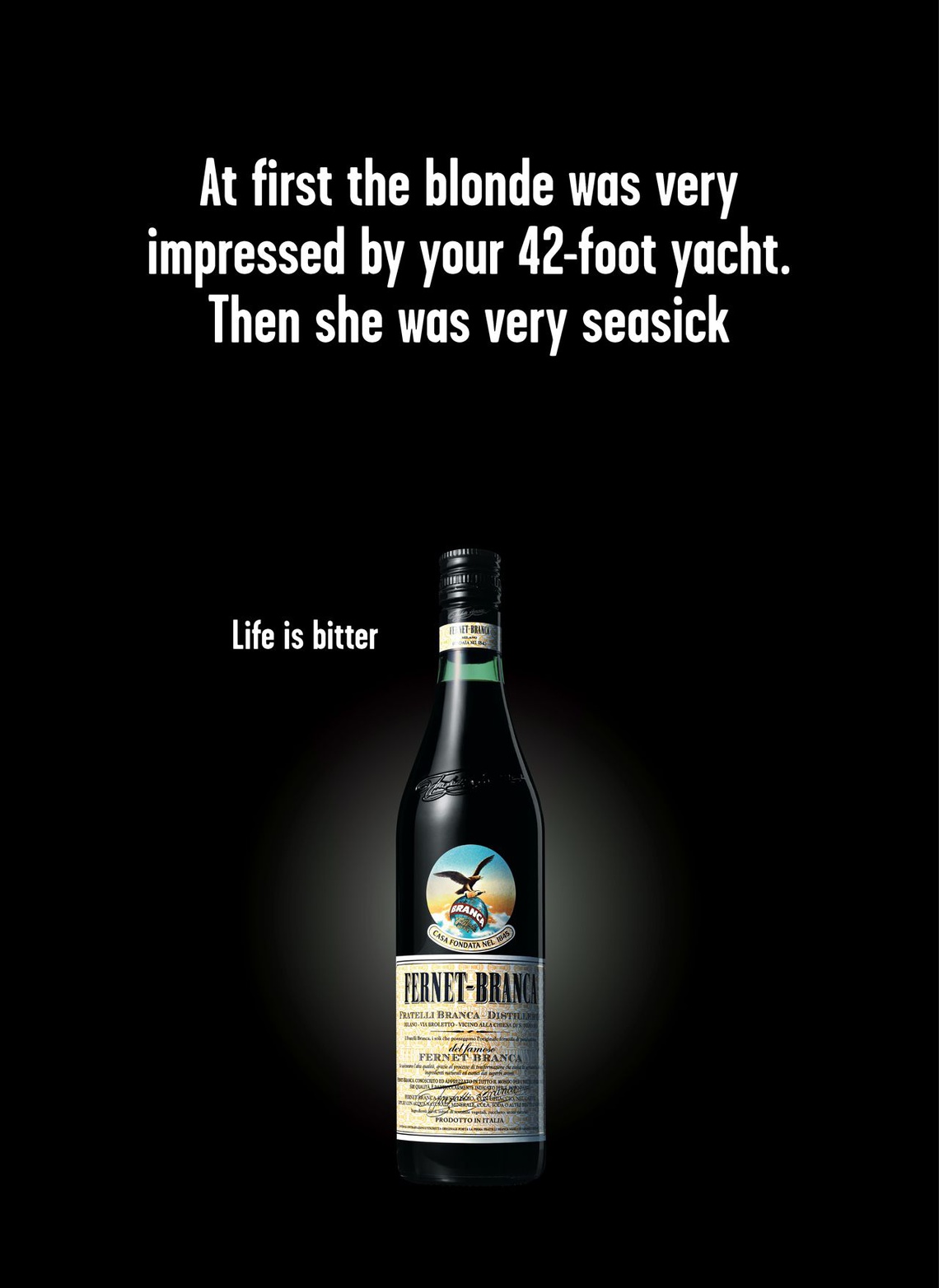 Campaign for Fernet Branca brand amaro.