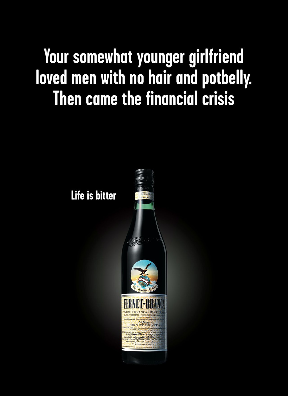 Campaign for Fernet Branca brand amaro.