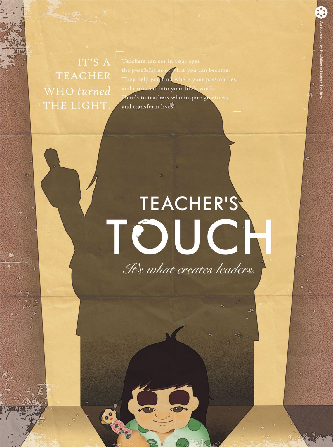 Campaign for Teacher’s Touch, an initiative by Presidium School in New Delhi designed to honor teachers.