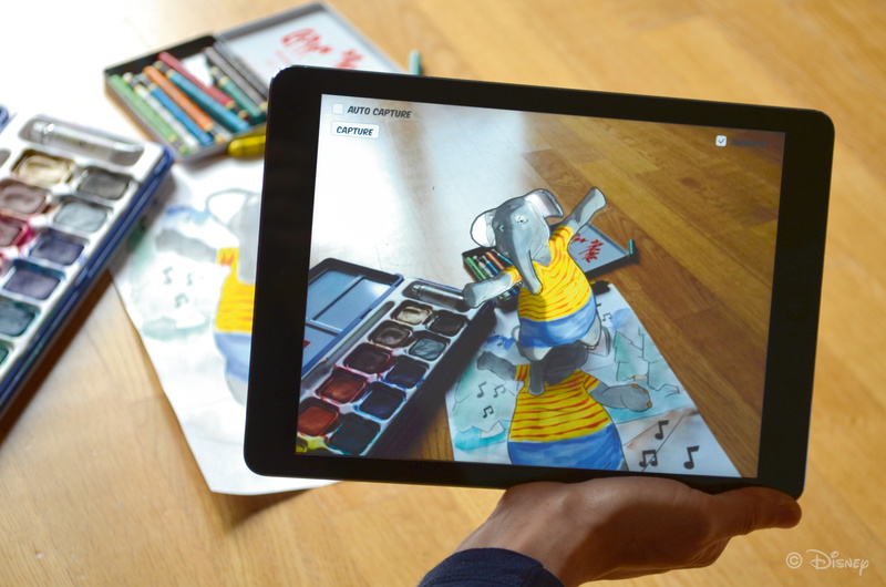 Live Texturing of Augmented Reality Characters from Colored Drawings