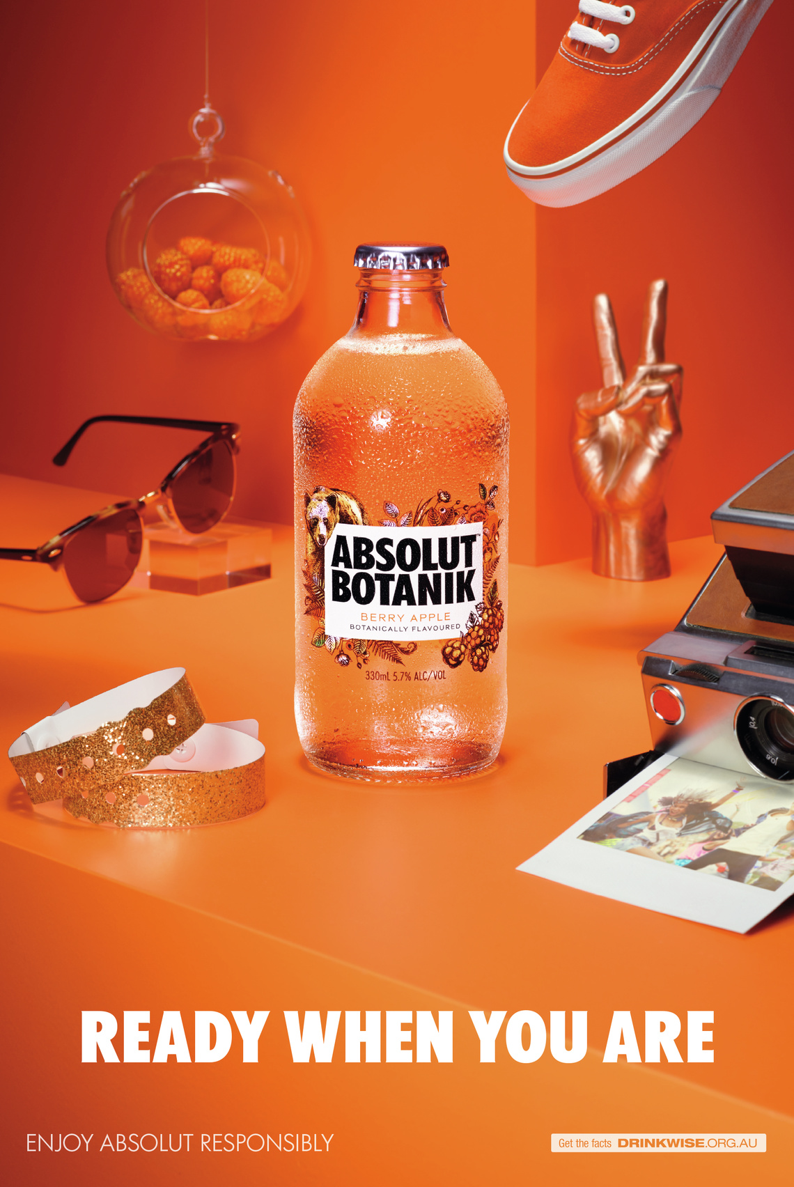 Campaign for the new range of
Absolut ready-to-drink mixes.