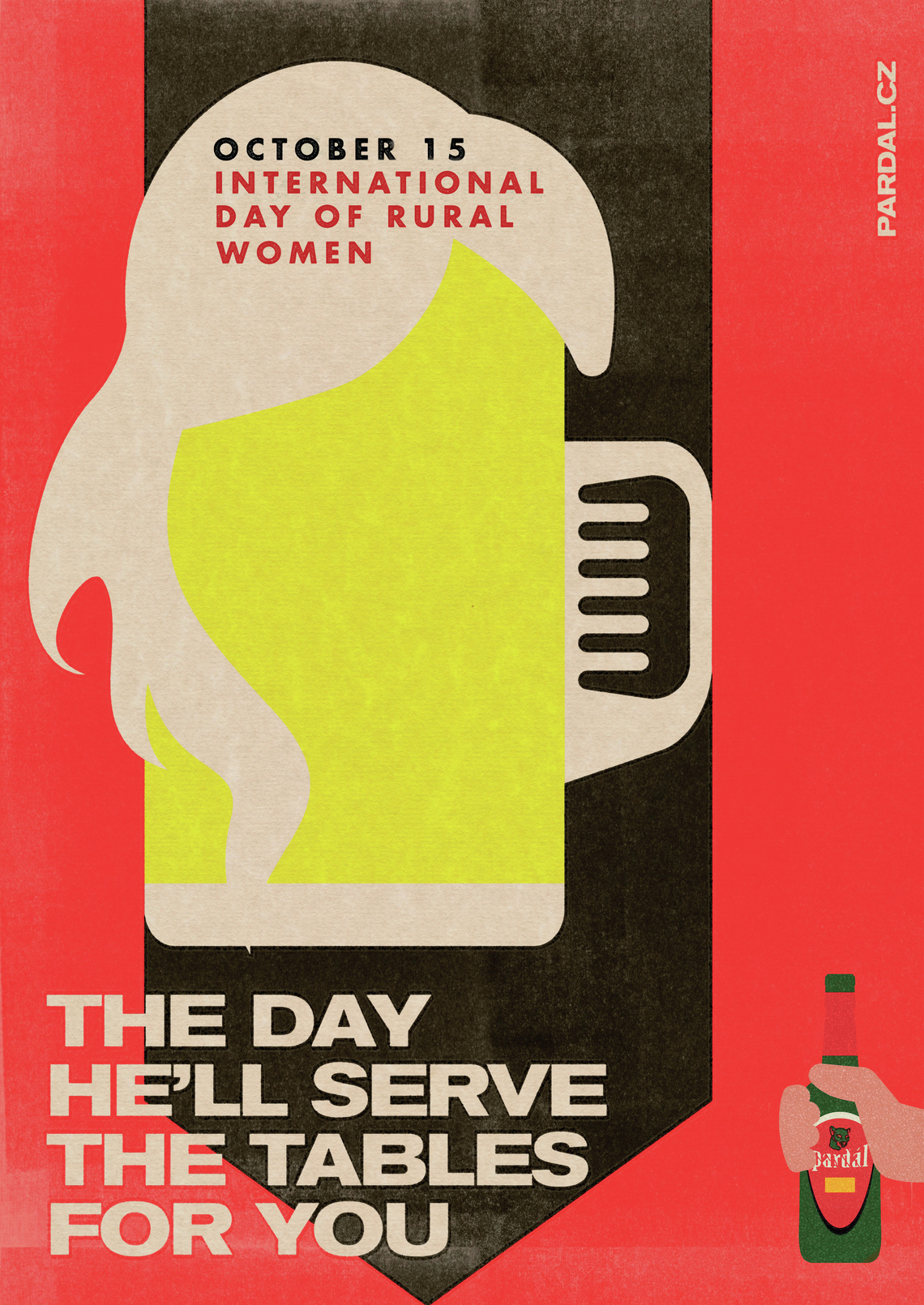 Campaign for Pardal brand beer targeting women
who live in rural areas and smaller towns.
Released on the International Day of Rural Women.