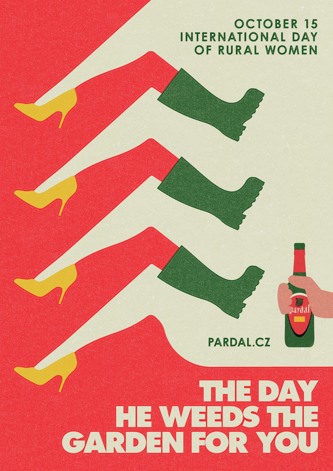 Campaign for Pardal brand beer targeting women
who live in rural areas and smaller towns.
Released on the International Day of Rural Women.