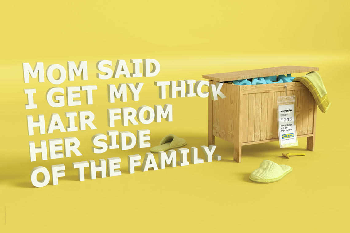 Campaign for furniture retailer Ikea.