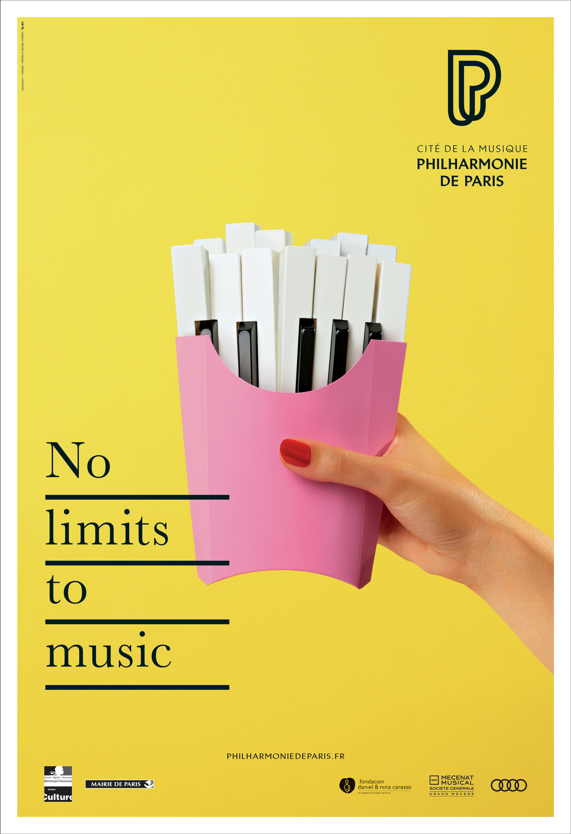 Campaign for the Philharmonie de Paris, which hosts the Orchestra of Paris and symphonies from around the world, as well as musicians of all backgrounds, providing a plethora of musical discoveries.