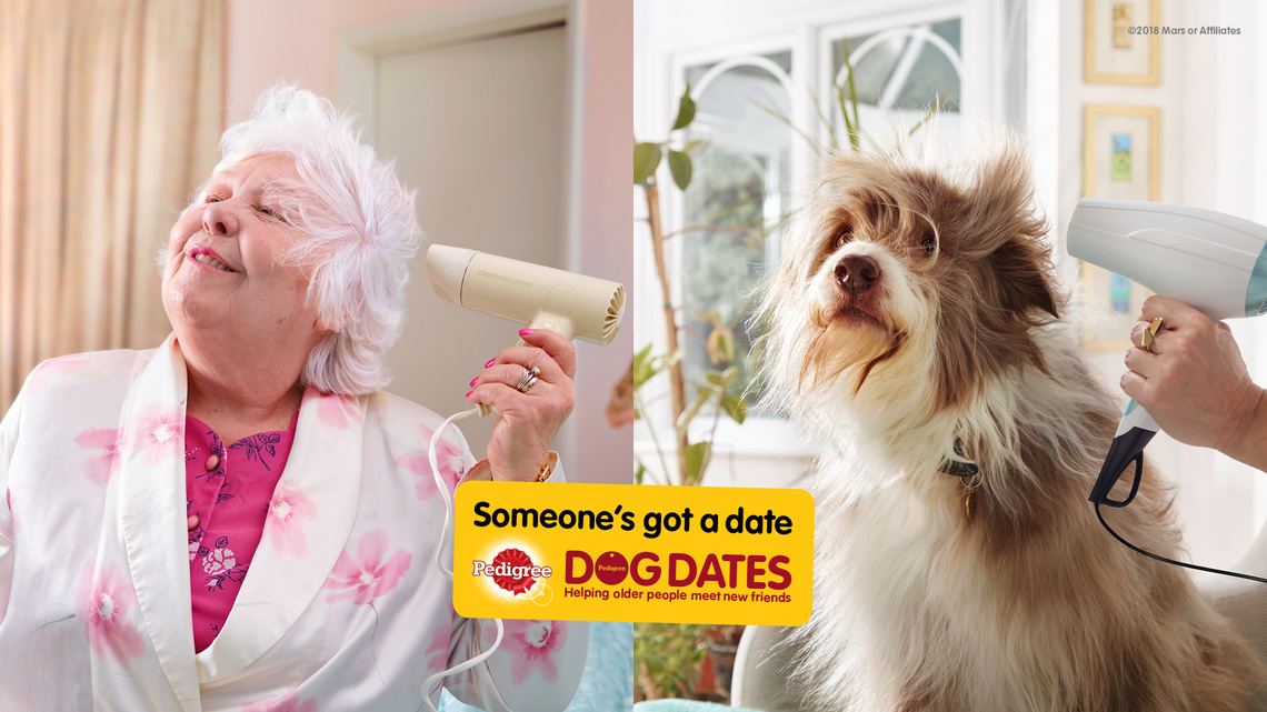 Helping older people meet new friends.
Campaign for an initiative by Pedigree that matches older people with local dogs to help combat loneliness.