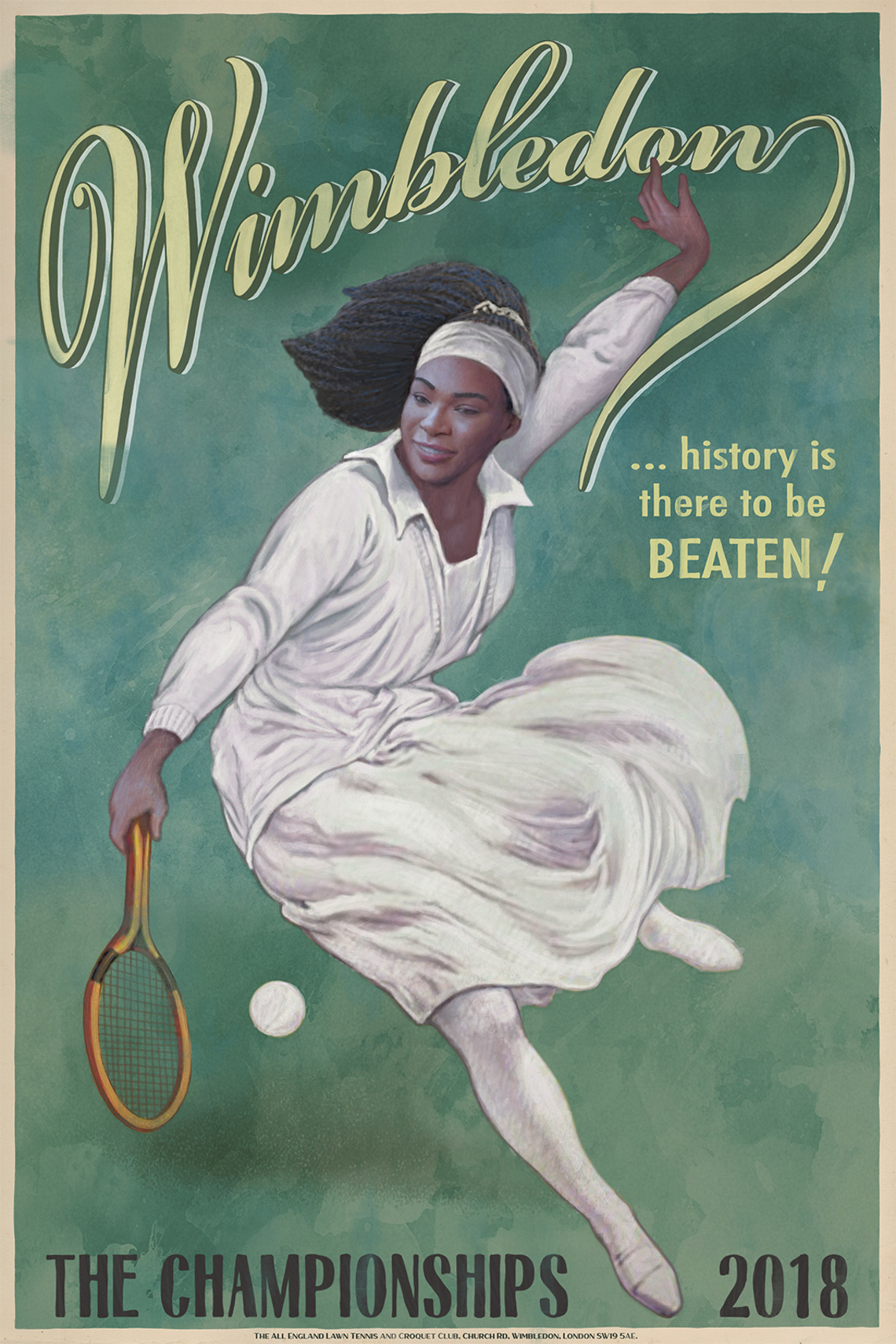 Campaign for the Wimbledon tennis championships.