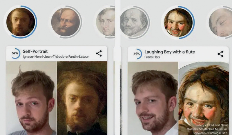 Google Art Selfie