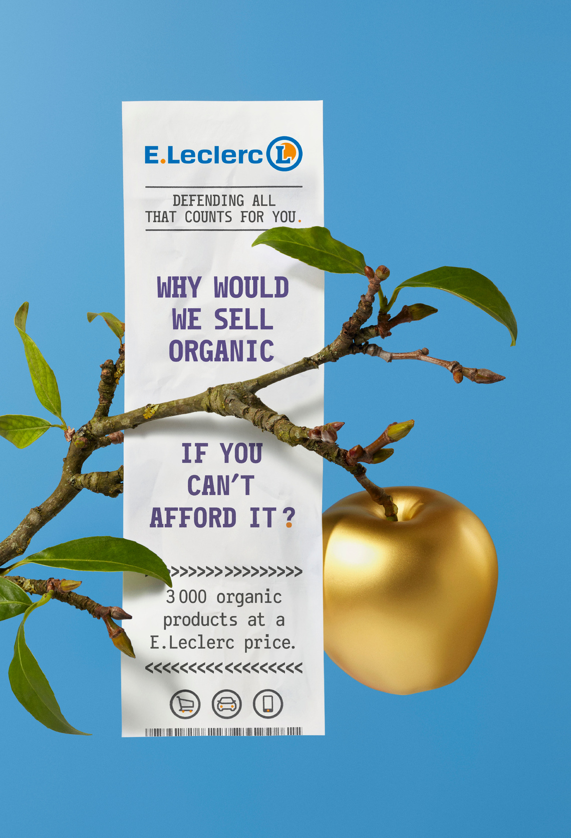 Campaign for E.Leclerc, a French hypermarket chain.