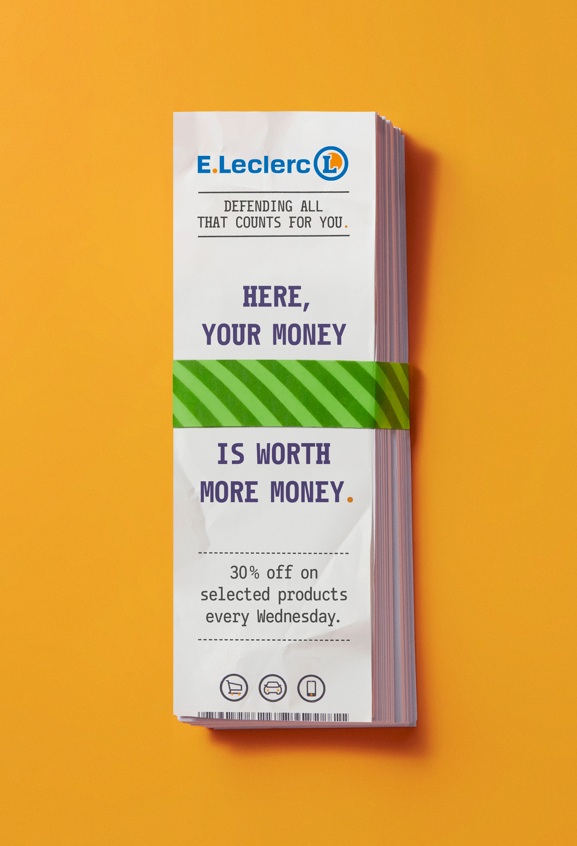 Campaign for E.Leclerc, a French hypermarket chain.