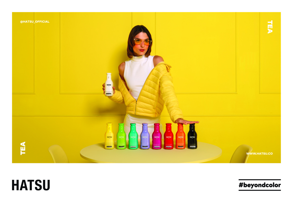 Campaign for Hatsu, a health foods brand.