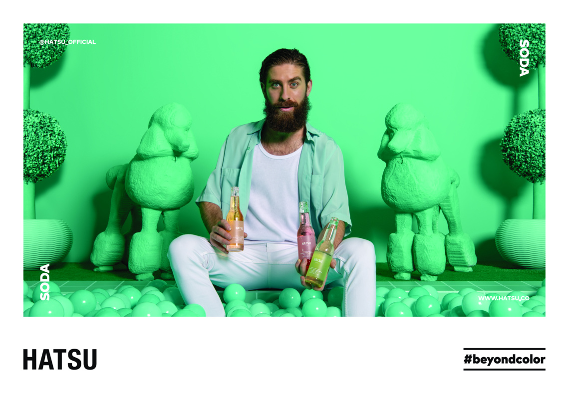 Campaign for Hatsu, a health foods brand.