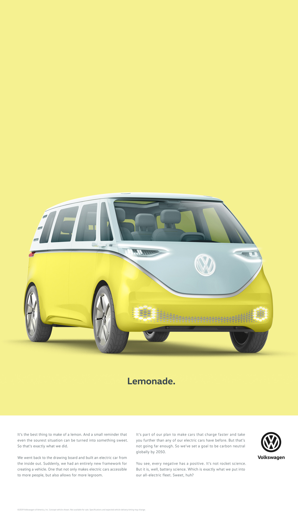 Following the 2015 emissions scandal, VW faces the music in a new campaign that plays on the brand’s timeless “Lemon” and “Think Small” ads.