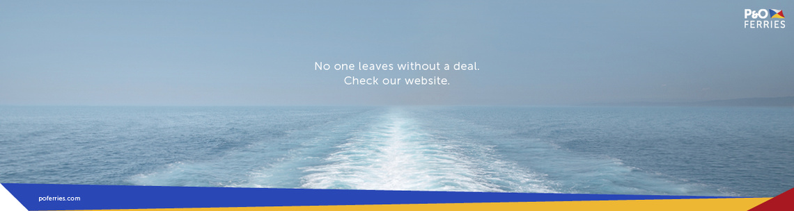 No one leaves without a deal.
Check our website.
P&O Ferries has launched a campaign tapping into the ongoing conversations around Brexit with a series of full page national press ads.