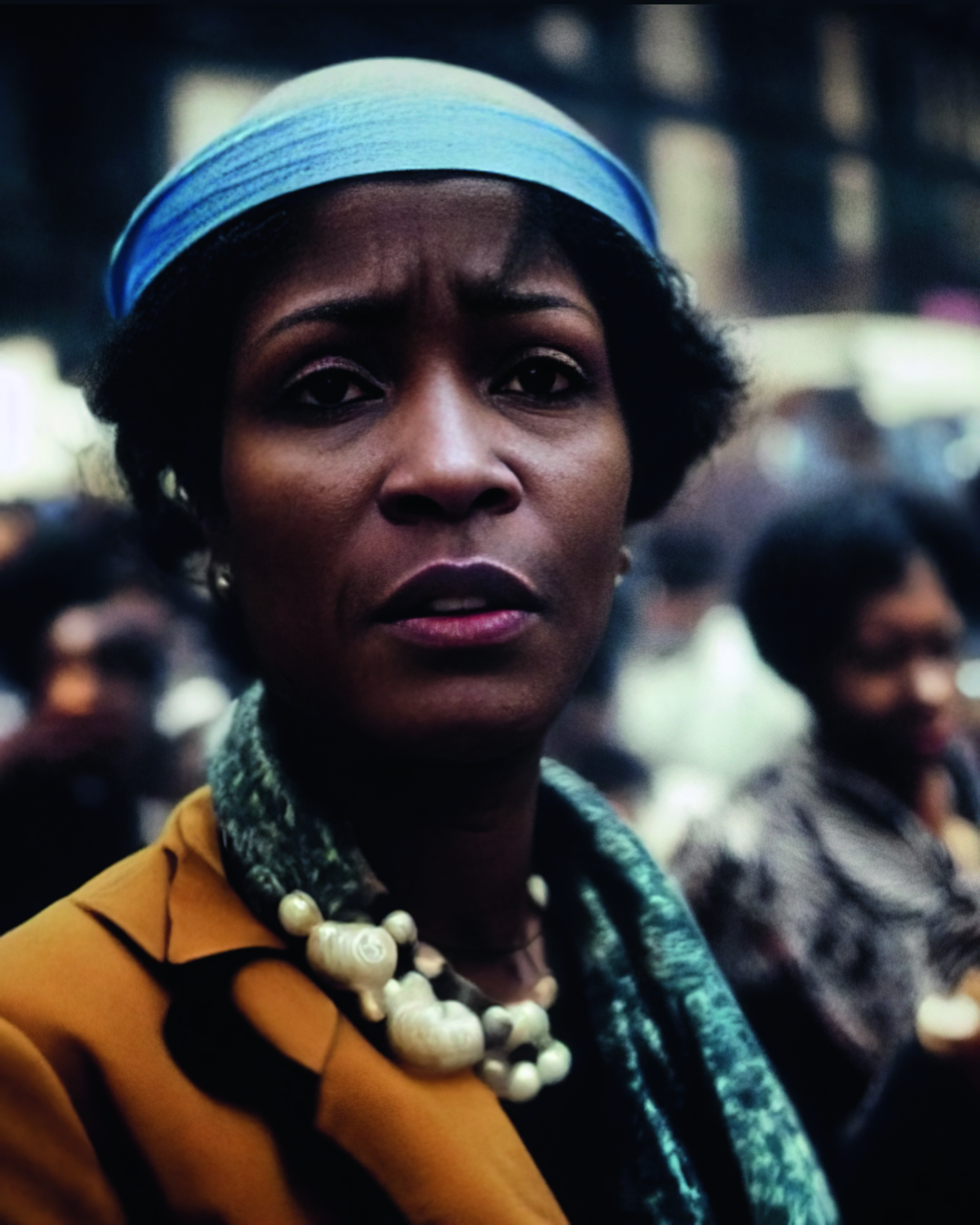 protest march, 1960s new york, mental street photography