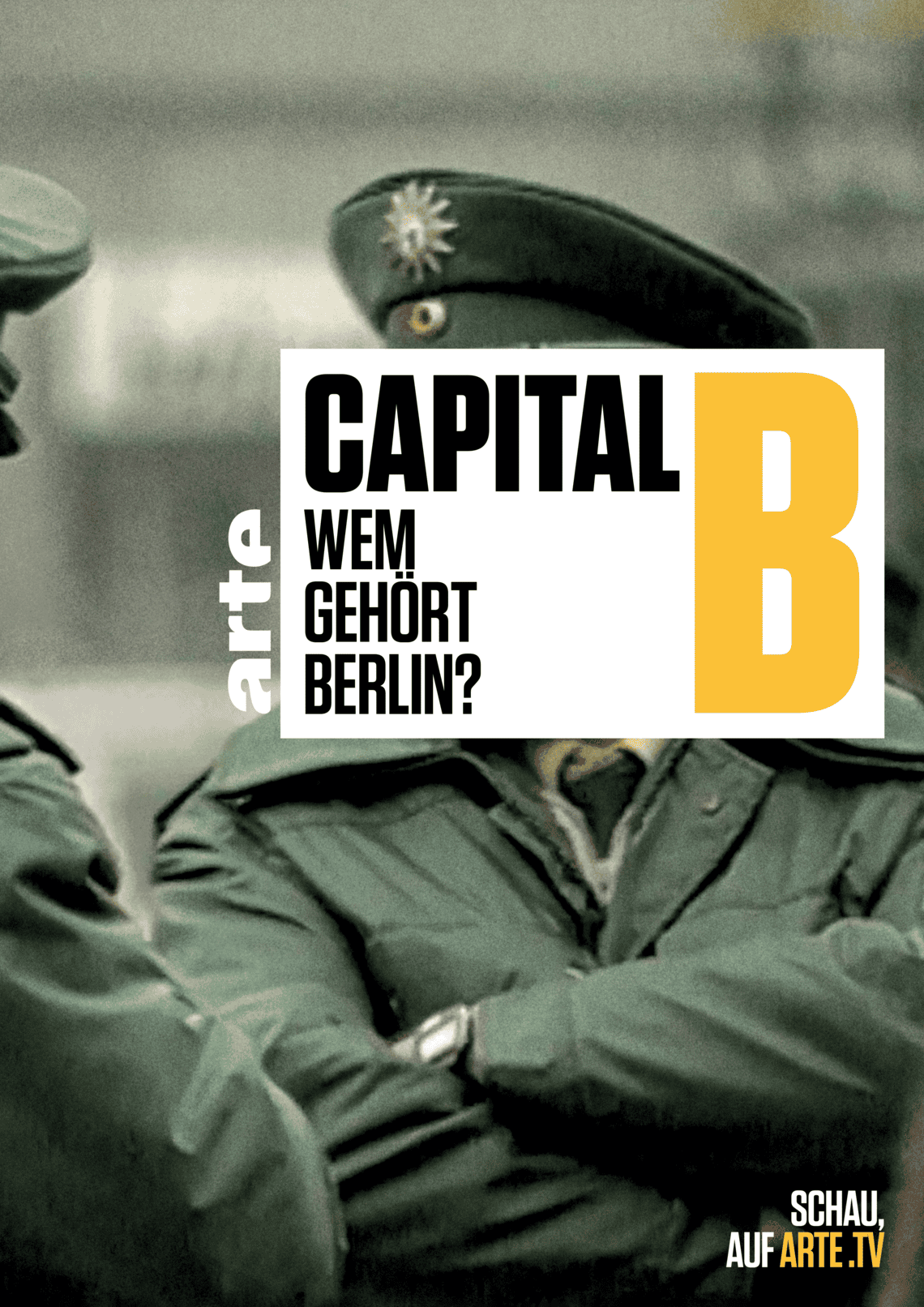 Campaign for a documentary series featured on Arte, the Franco-German TV station.
Capital B. Who does Berlin belong to?